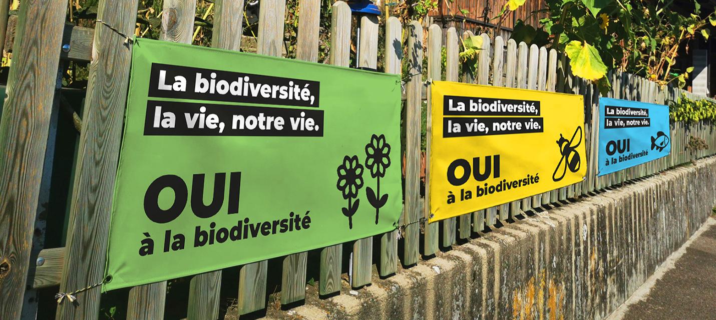 Drapeau initiative biodiversité