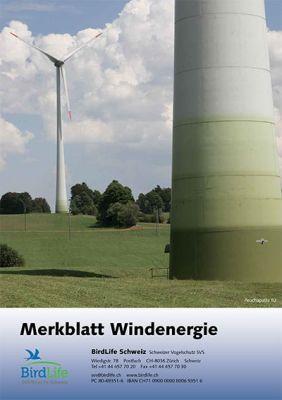 Merkblatt Windenergie